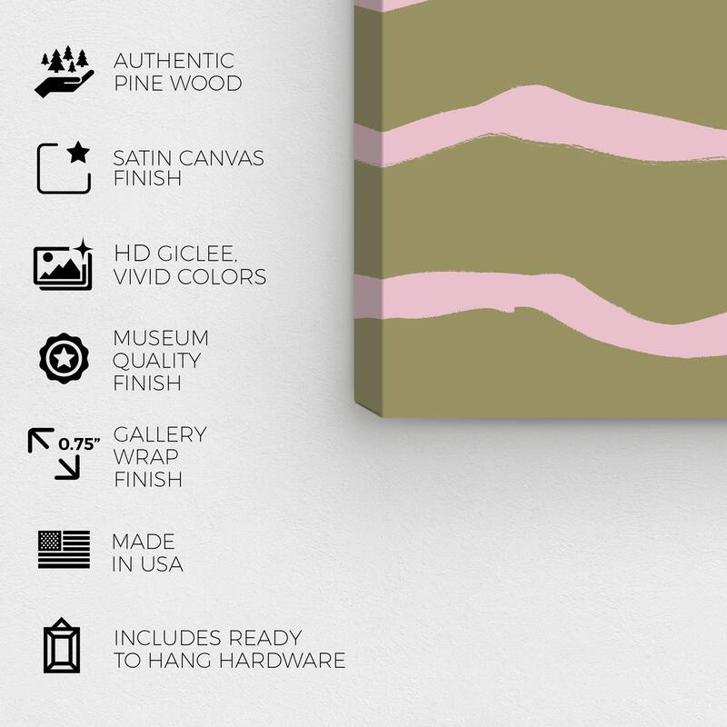 Wynwood Studio Canvas Abstract Abstract Theory Black and Tan Modern & Contemporary Wall Art Canvas Print