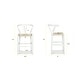 preview thumbnail 30 of 38, Poly & Bark Weave 23.5" Seat Height Counter Stool - Solid Wood with Woven Seat