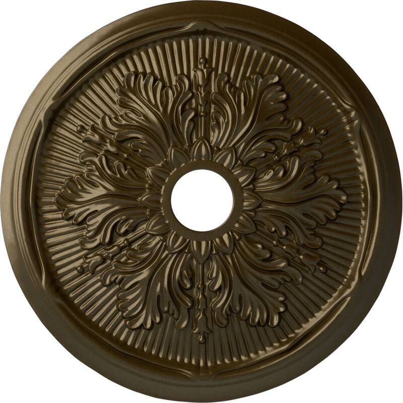 23 3/4"OD x 3 5/8"ID x 1 7/8"P Luton Leaf Ceiling Medallion