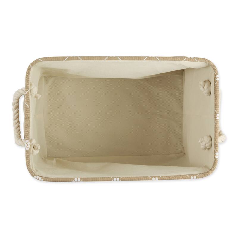 Bone Dry Polyester Pet Bin Trellis Paw