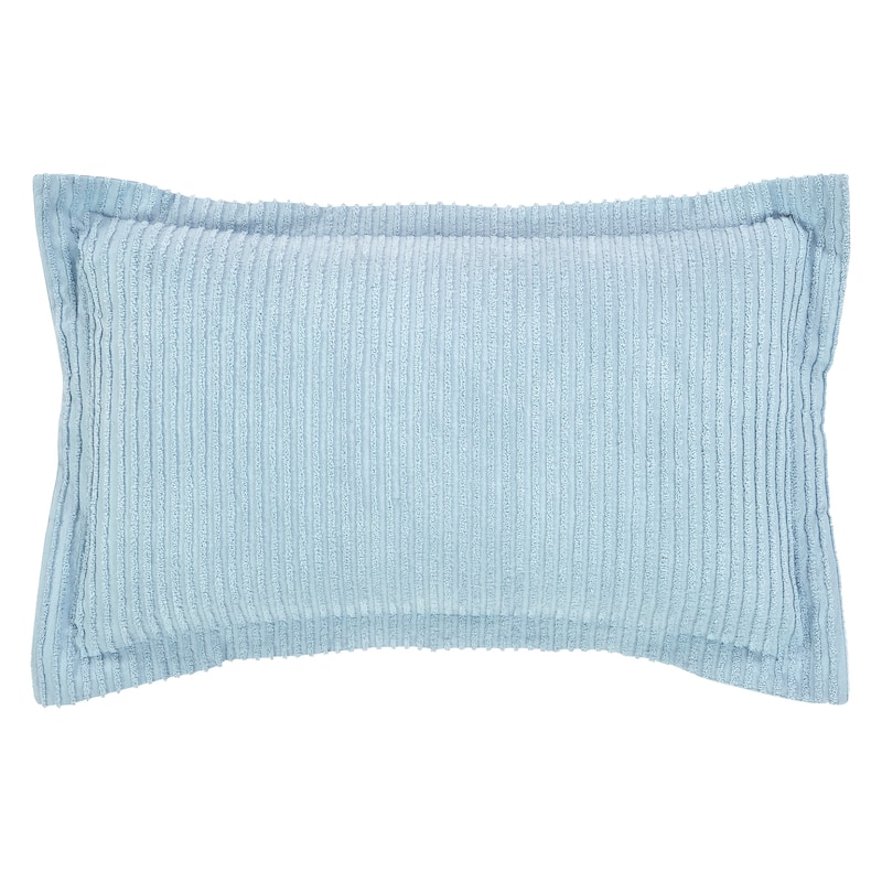 Better Trends Jullian Solid Stripes Design Bedspread 100% Cotton Tufted Chenille