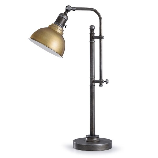 industrial black table lamp