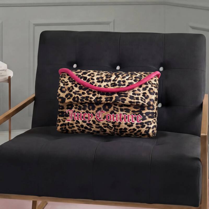 Juicy Couture Purse Pillow Decorative 1-Piece - 10" x 16" - Multi