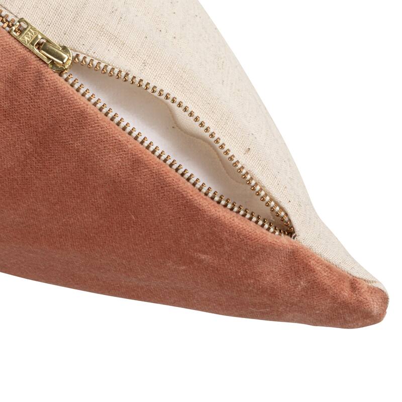 Tropical Embroidered Velvet Pillow