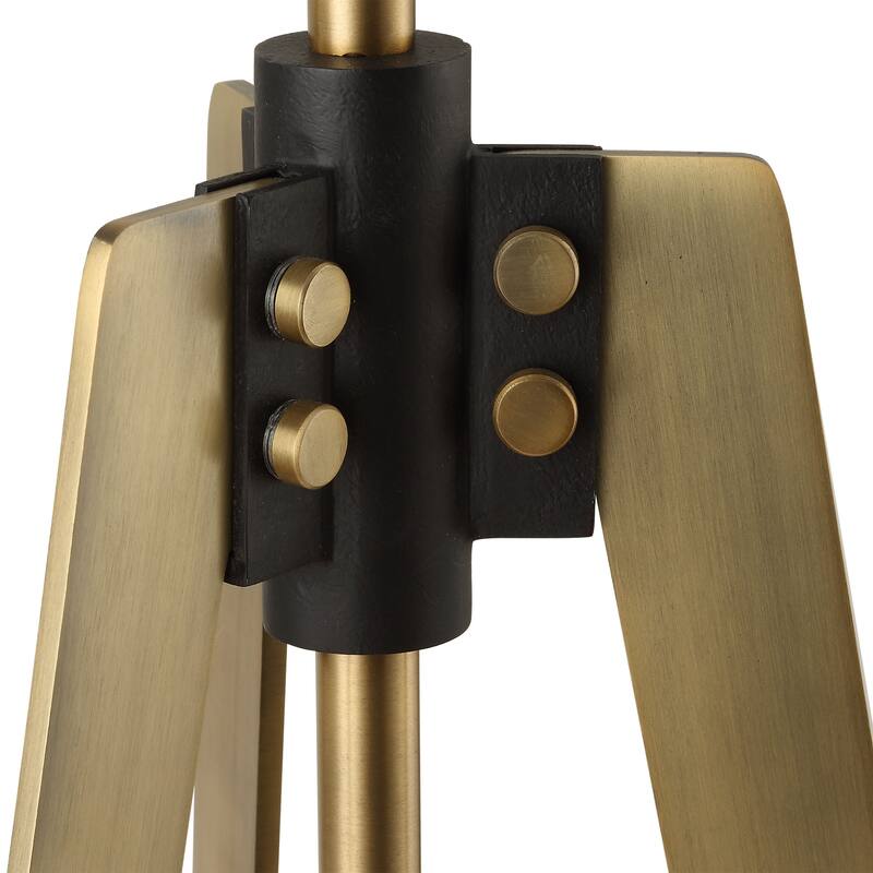 Uttermost Anchorage Tri-pod Floor Lamp - 63.5'' H X 19'' W X 19'' D