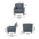 Candace Mid-century Modern Armchair by Christopher Knight Home - 32.28"W x 31.50"L x 32.68"H