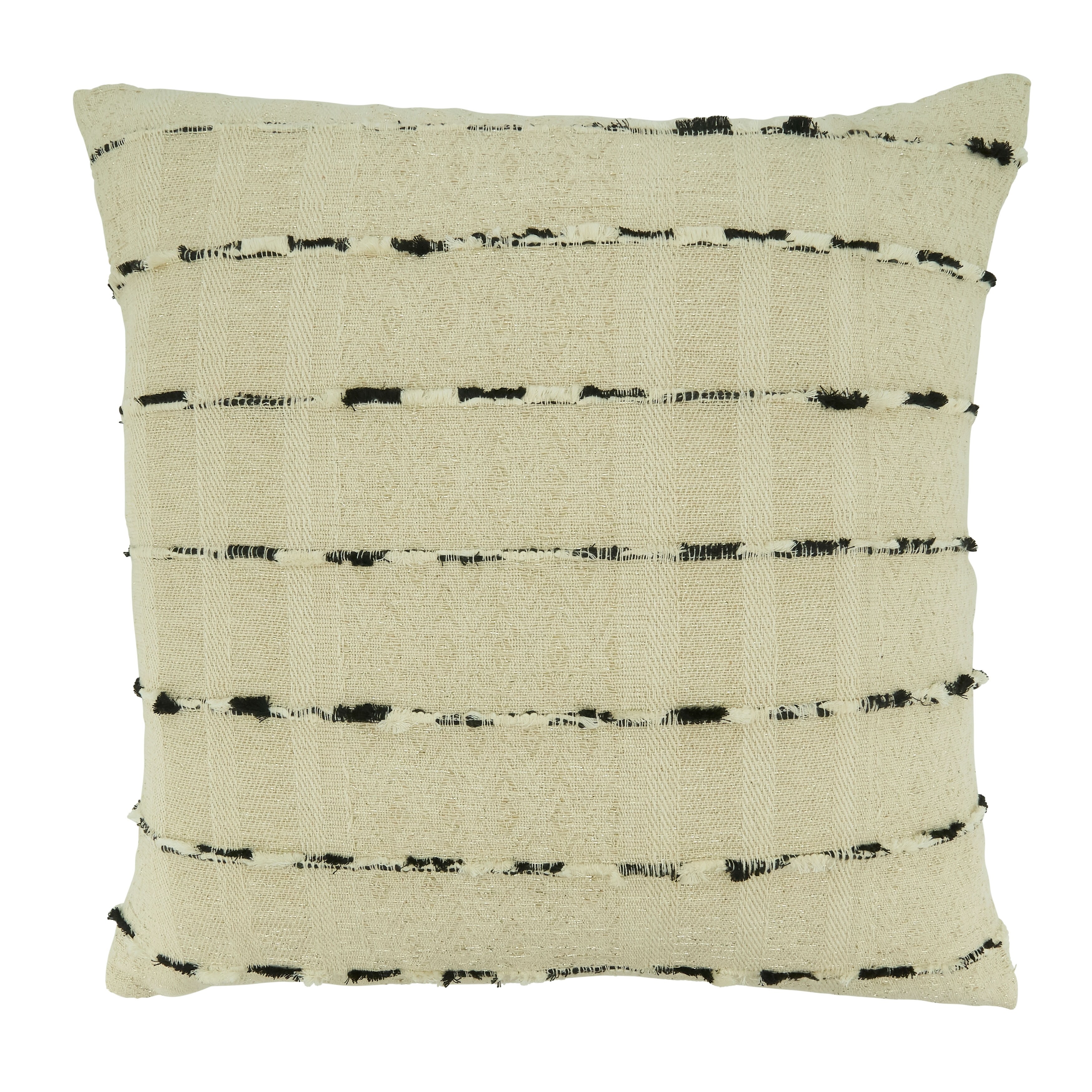 Throw Pillow With Stripe Design-image