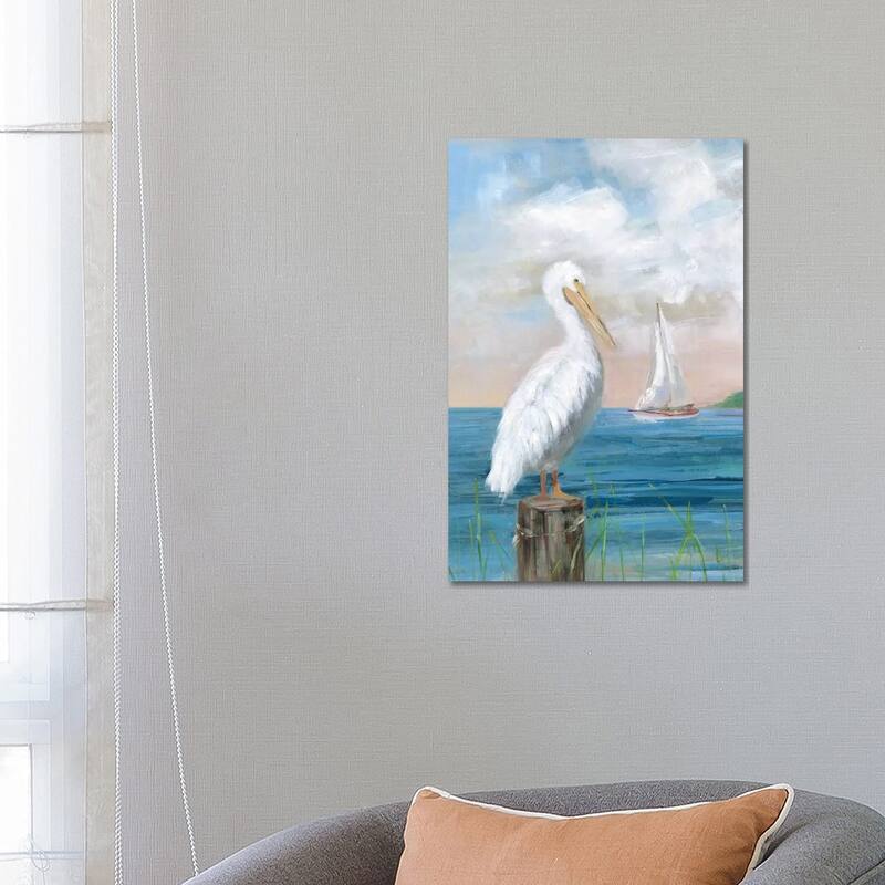 iCanvas "Pelican View I" by Sally Swatland Canvas Print - 26x18x1.5