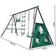 preview thumbnail 2 of 6, Heavy Duty Backyard Feature Swing Set, 6-in-1 Kids Swing Set