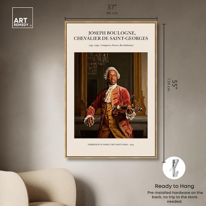 Noble Virtuosity Canvas by Art Remedy