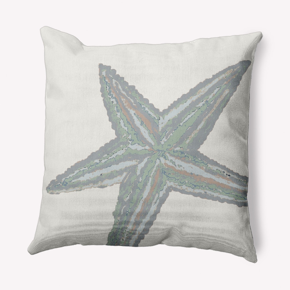 Large Starfish Nautical Decorative Indoor Pillow
