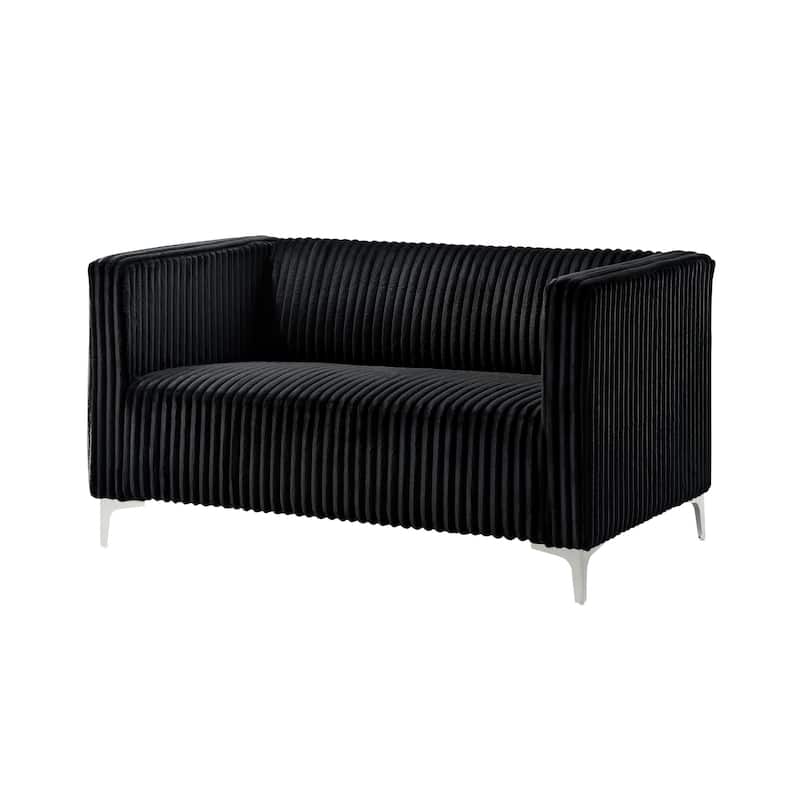 Clayfell Gavin Velvet Square Arm Living Room Set