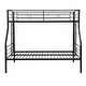 preview thumbnail 7 of 11, Twin Over Full Metal Bunk Bed with Sturdy Frame and Under Bed Storage Space