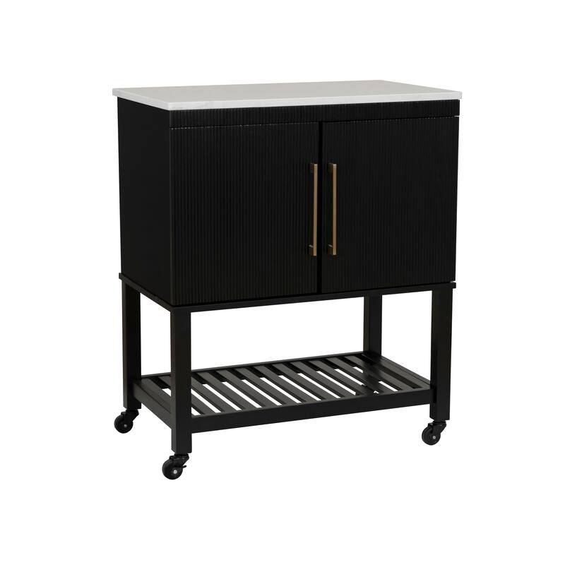 Kolton Kitchen Cart - 30"W x 18"D x 35.5" H