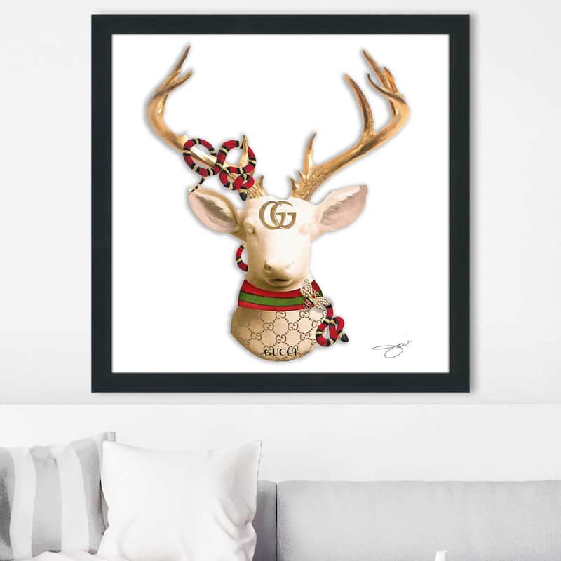 "Gucci Deer" by Jodi Print on Acrylic