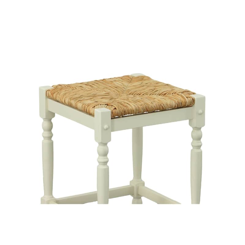 Carolina Living 30 inch Antique White Bar Stool