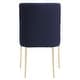 preview thumbnail 61 of 124, SAFAVIEH Couture Nolita Velvet Accent Chair - Mustard / Brass - 28"x23"x35.3" - 28" W x 23" D x 35" H