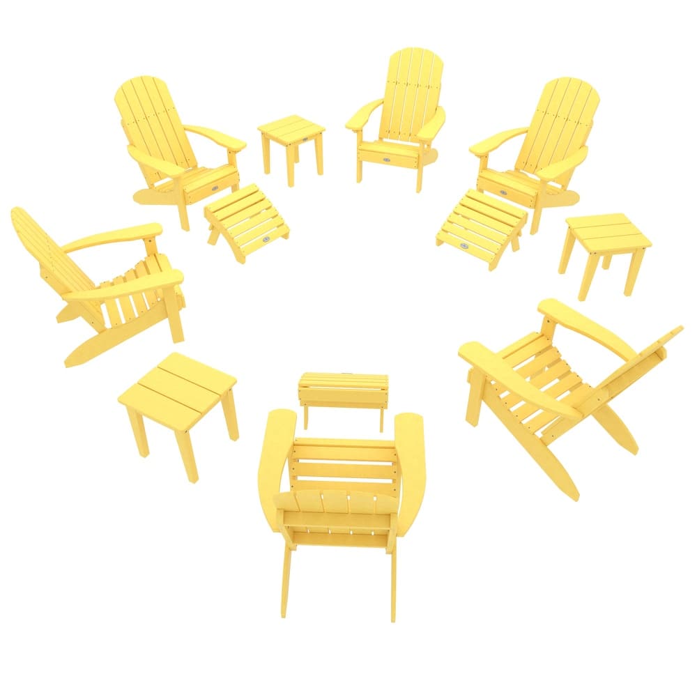 BAHIA VERDE OUTDOORS 12-Piece Adirondack Conversation Set