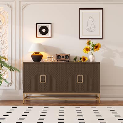 Reto Country Sideboard with Adjustable Shelves by GDFStudio