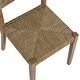 preview thumbnail 4 of 9, Couture 17.6" Wide Weave Seagrass Rattan Dining chairs - 17.6"W x 20.8"L x 35.6"H