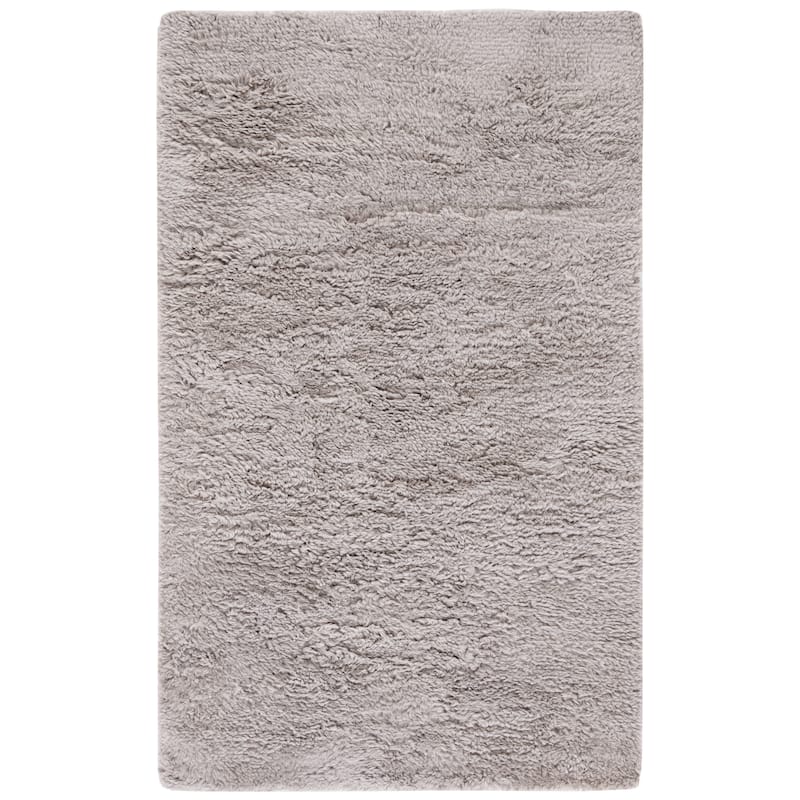 SAFAVIEH Handmade Casablanca Shag Edle Solid Wool Rug