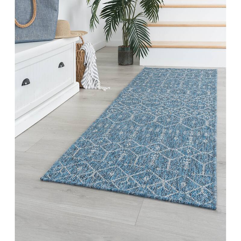 Seros Scandinavian Geometric Indoor/Outdoor Area Rug