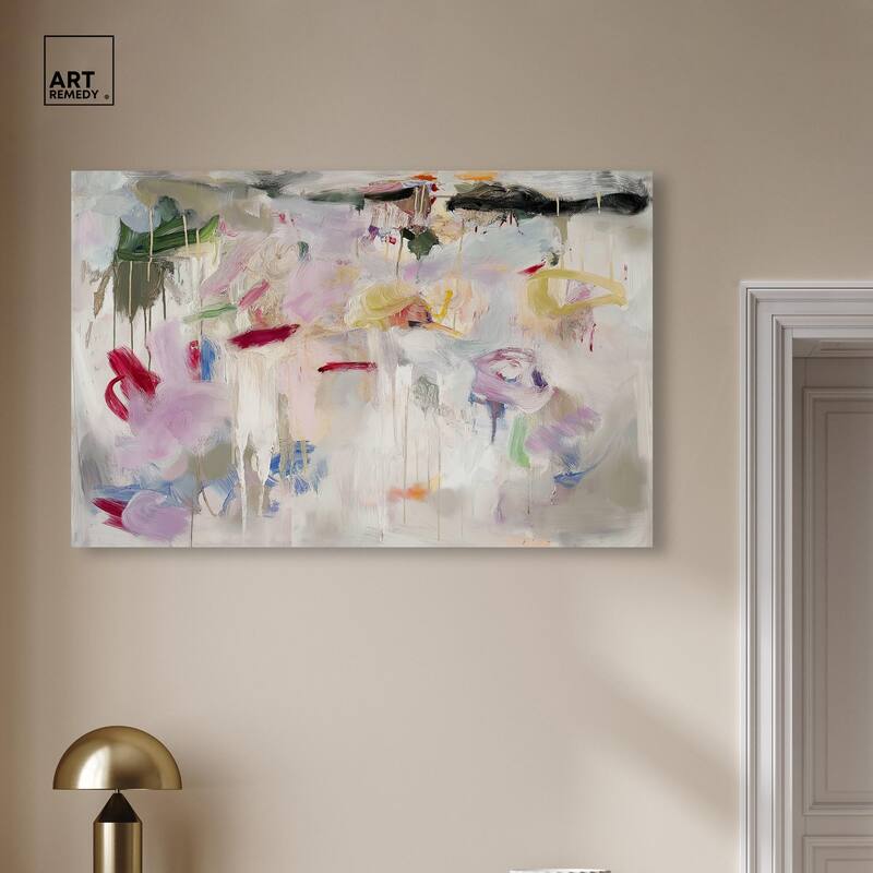 Lilac Haze Canvas by Art Remedy, Gallery Wrapped