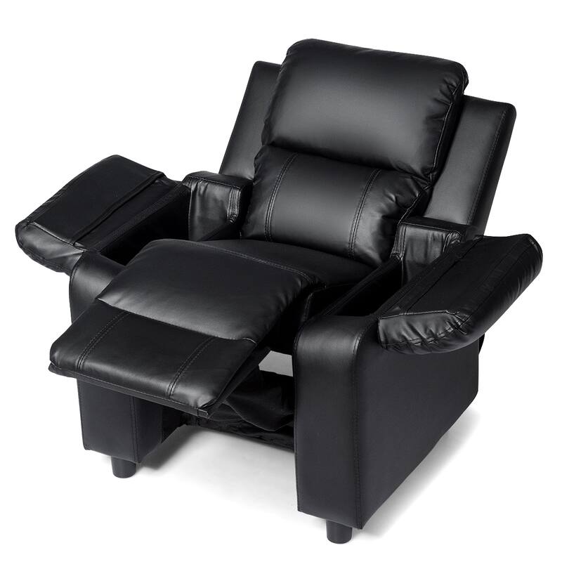 PU Leather Kids Recliner with Armrest & Headrest Lounge 3 Color - See Details
