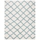 preview thumbnail 40 of 60, SAFAVIEH Dallas Shag Melahat Trellis 1.5-inch Thick Rug 5'1" x 7'6" - Ivory/Seafoam - Rectangle
