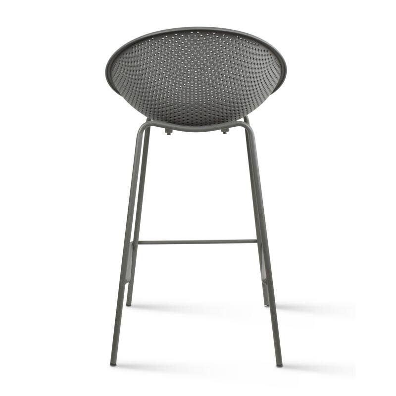 Set of 2 26-inch Contemporary Eiffel Dowel DSW Counter Height Stool Barstool With Backs For Kitchen Home Side Break Room