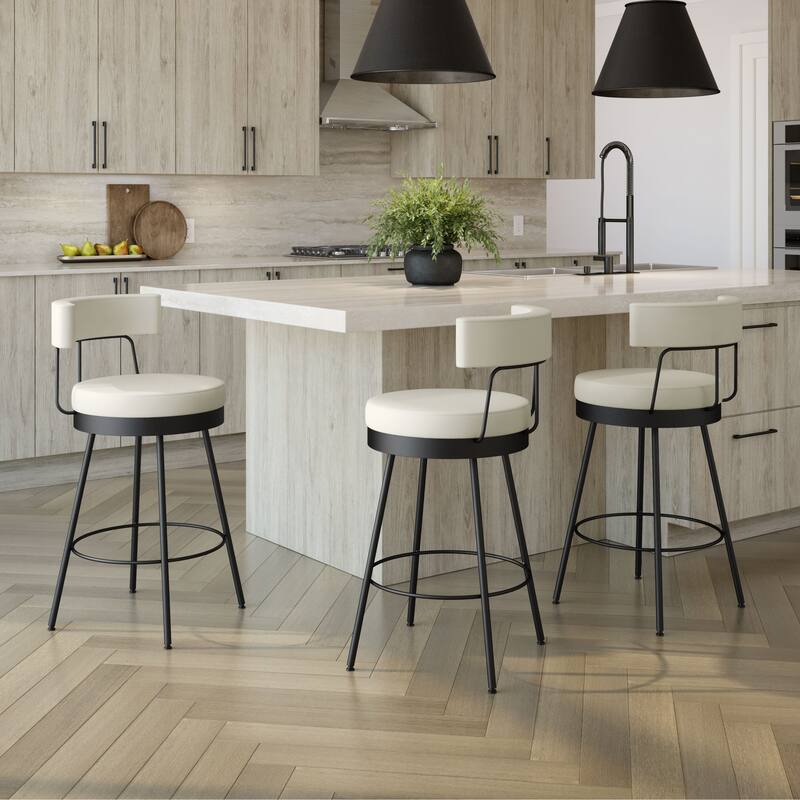 Amisco Urbana Swivel Counter and Bar Stool