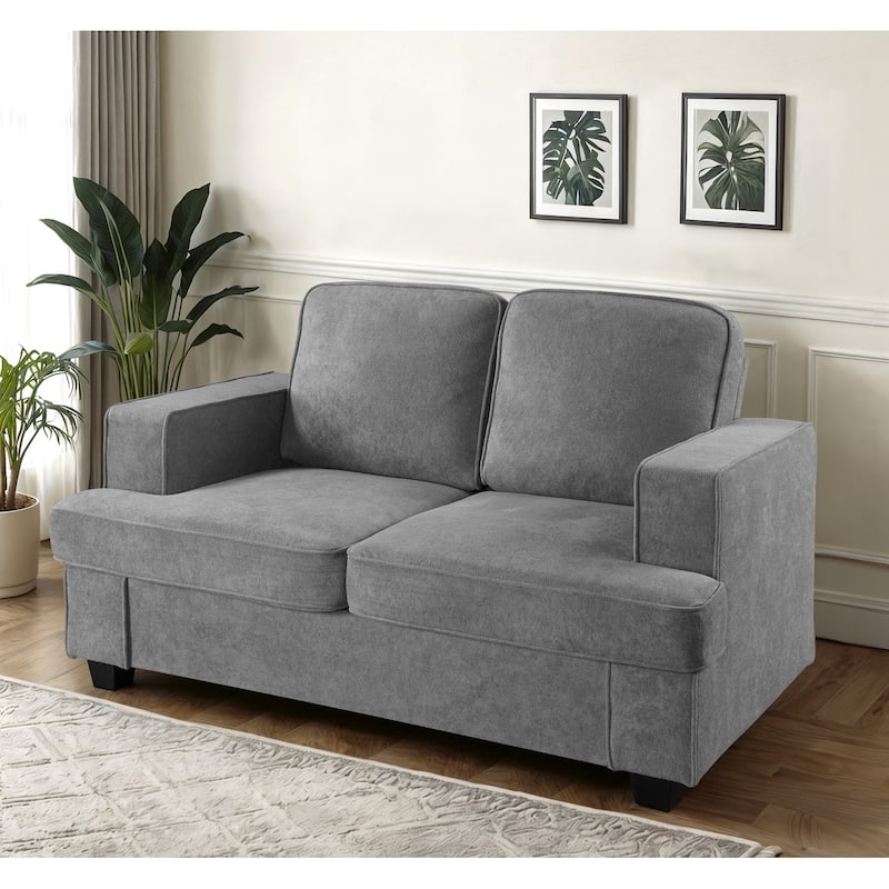 Modern Velvet Loveseat