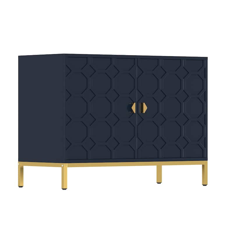 Clihome 40-inch Two Door Glossy Media Storage Cabinet/Buffet