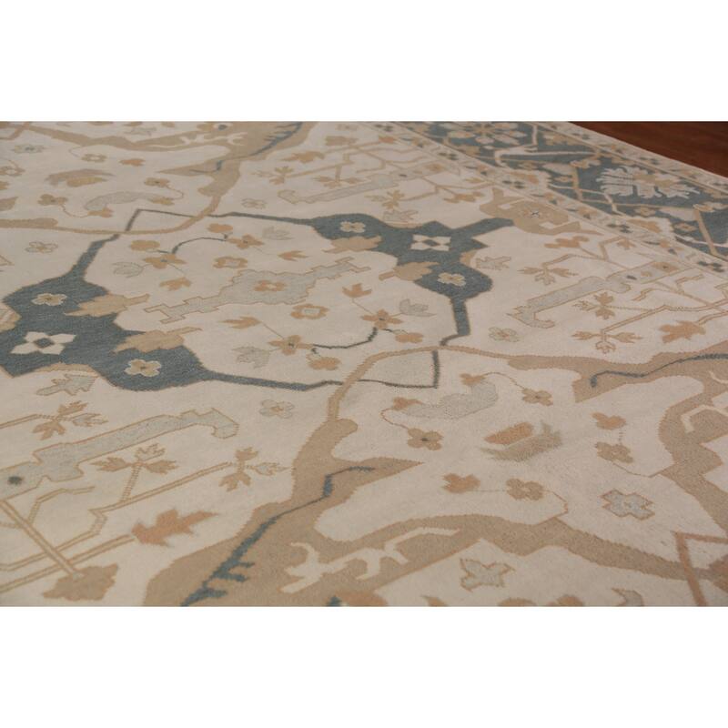 Oushak Oriental Large Area Rug Handmade Wool Carpet - 12'0" x 15'0"