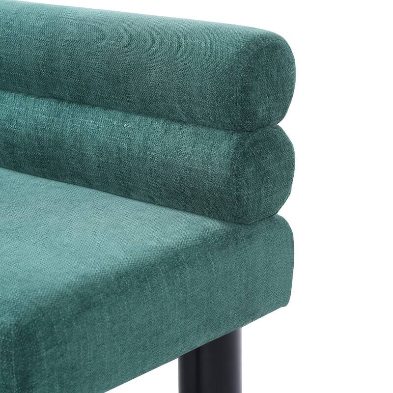 Christopher Knight Home - Modern Upholstered Dining Bench with Padded Seat and Backrest