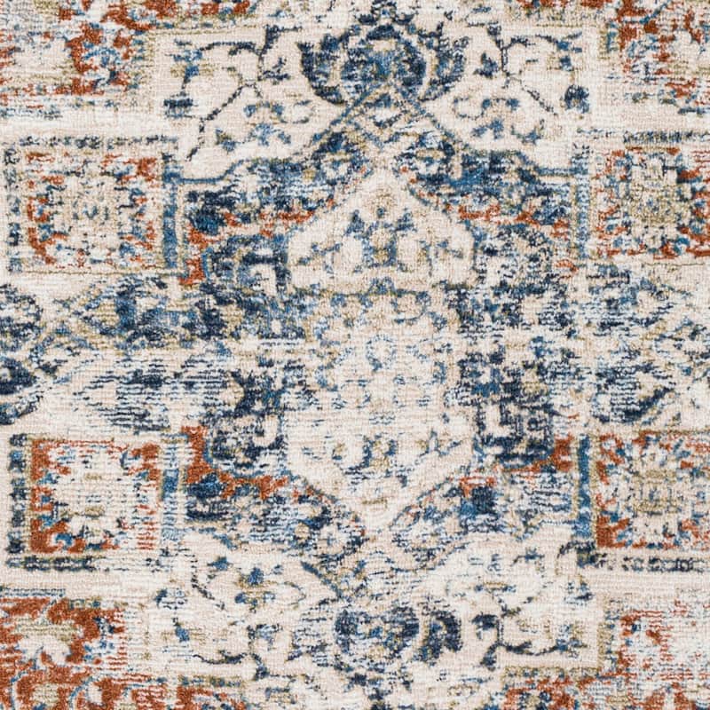 Livabliss Behnam Vintage Medallion Area Rug