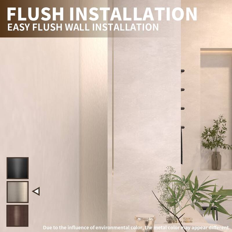 24/30/42/48/60 inch Rectangle Frameless Wall Mounted Bathroom Vanity Mirror