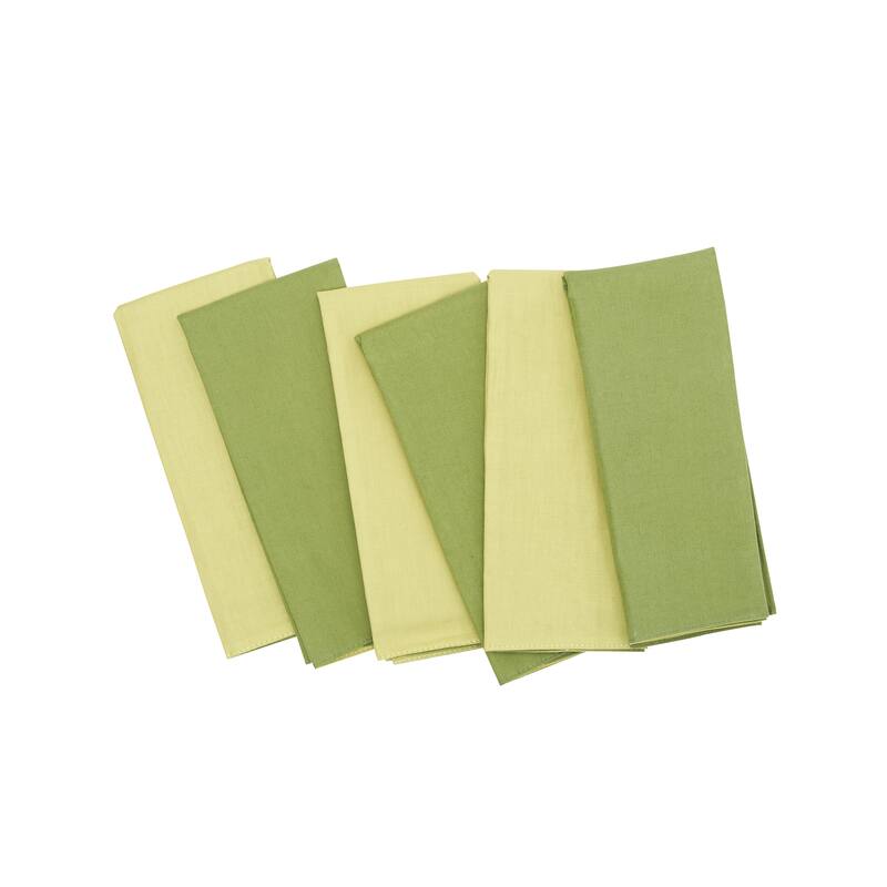 Grass Cotton Reversible Napkin Set of 6 - Set of 6