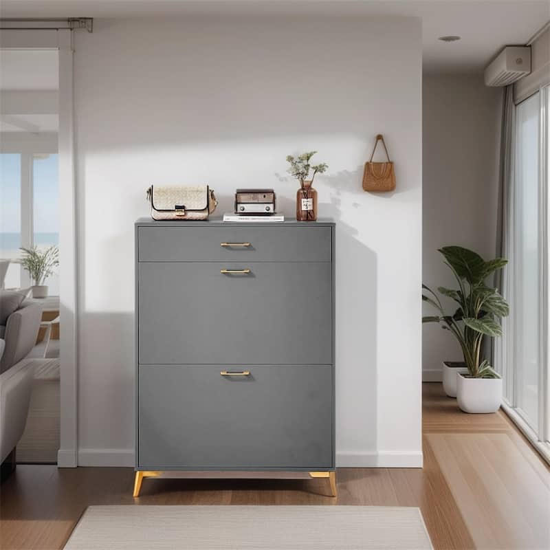 Shoe Storage Cabinet,with 3 Drawers,Shoe Rack Organizer