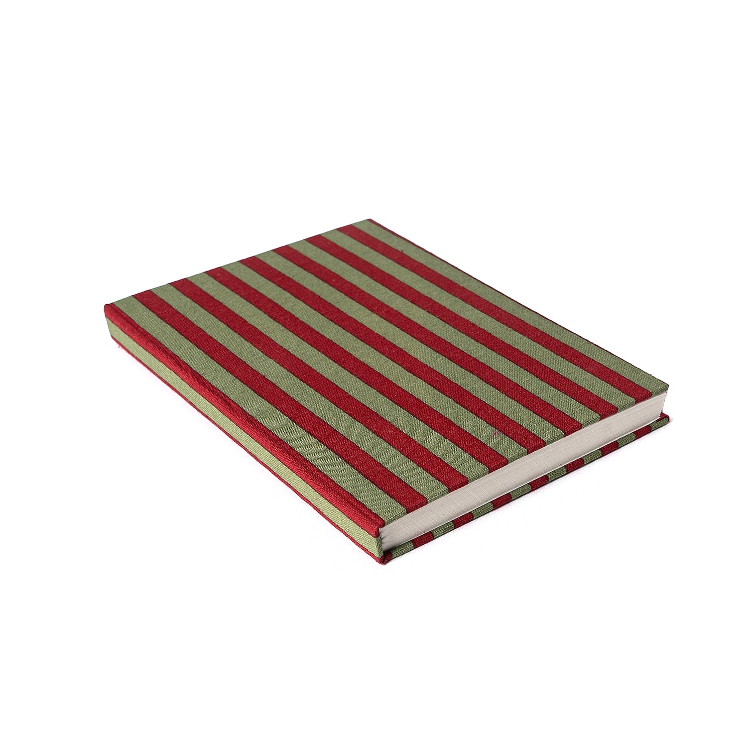 Couleur Nature Christmas Stripe Journal - 5" x 7" x 1" - 5" x 7" x 1"