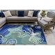 preview thumbnail 2 of 19, Lush Decor Capri Jelly Fish Indoor/Outdoor Rug Ocean