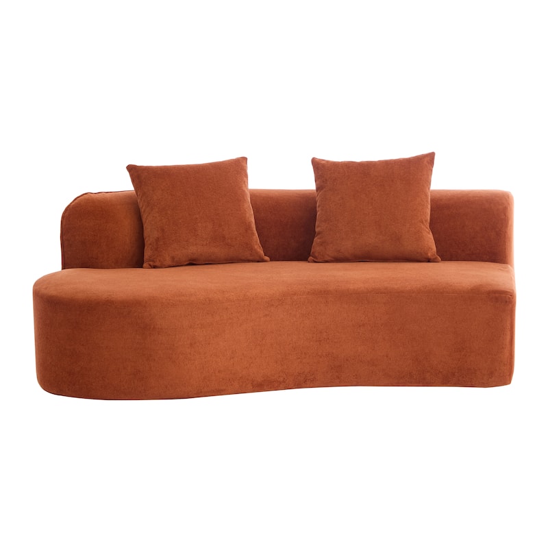 Christopher Knight Home - Linda Fabric Curved 126" Sectional Sofa