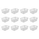 preview thumbnail 17 of 37, YBM Home Large Plastic Storage Basket for Organizing White - 12 Piece