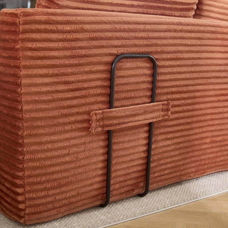 Sofa 70-in Casual Orange 2 -seater Loveseat - 8' x 10'