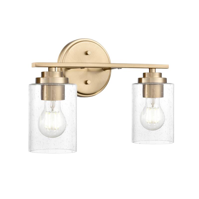 Millennium Lighting 2 Light 15" Wide Bathroom Vanity Light - Modern Gold