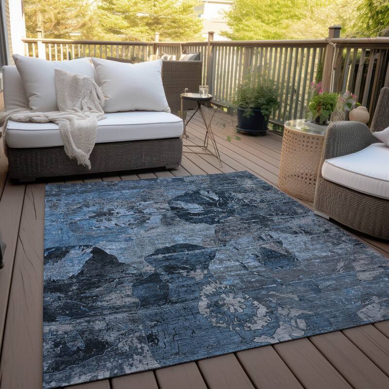 Vari Botanic Elegance Weather Resistant Classic Meets Modern Outdoor Rug