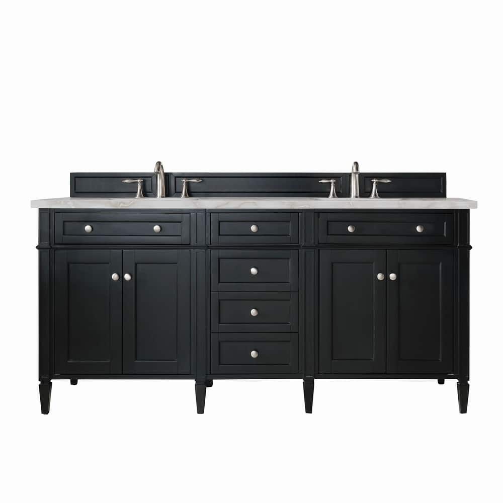 James Martin Vanities 650-V72-3VSL Brittany 72" Double Basin Poplar