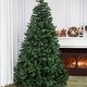 preview thumbnail 1 of 9, 6ft/ 7ft Modern PVC Artificial Unlit Christmas Tree with Stand 6 Foot
