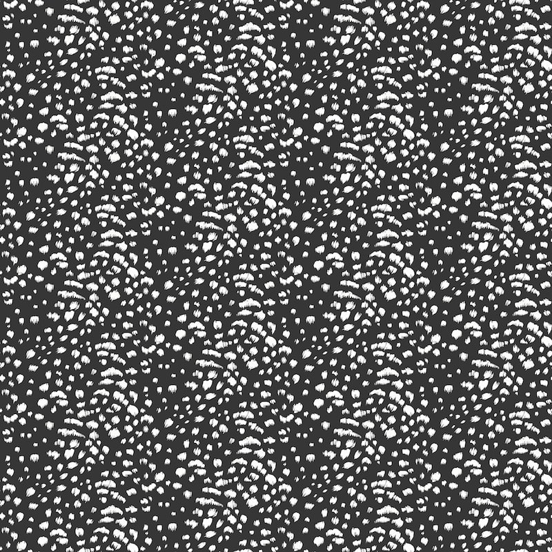 Ula Black Cheetah Spot Wallpaper