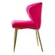 preview thumbnail 71 of 105, HULALA HOME Upholstered Tufted Back Side Accent Dining Chair with Small Base
